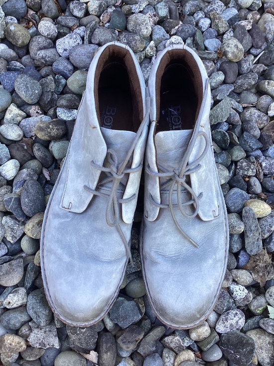 Men’s Leather Born Double Lace Comfortable All Around Chukka Low Top Boots?